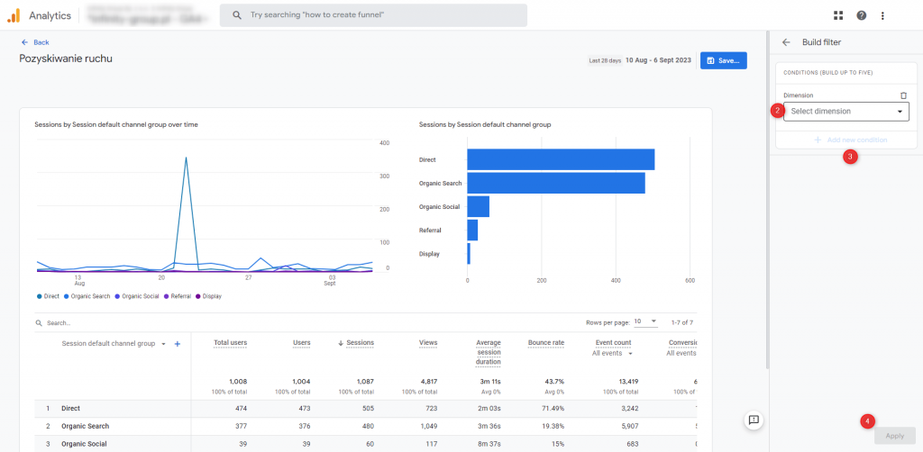 10. customize predefined report. filters 2. customize ga4 reports