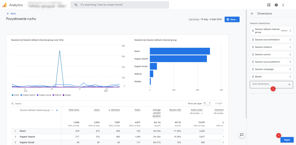 8. customize predefined report. dimensions and metrics 2. customize ga4 reports