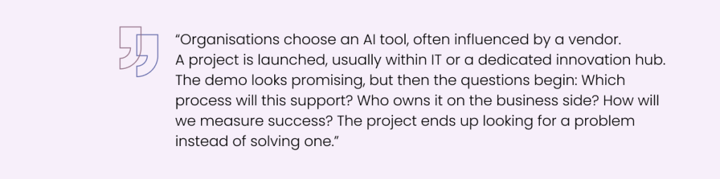 implementing ai in organisations: questions worth asking before starting a project 4 implementing ai in organisations: questions worth asking before starting a project 3